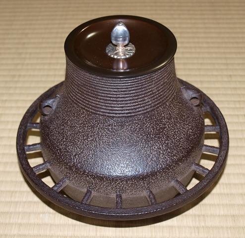 茶道具 車軸釜 茶の湯 茶器 共箱 イ893 茶釜『釜師 菊地政光』『車軸釜