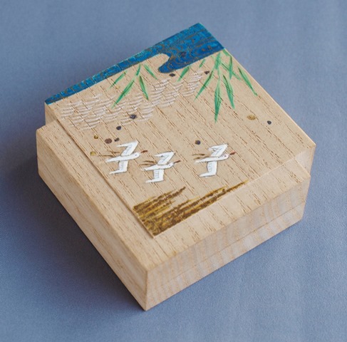 茶道 道具 桐色紙重香合 白蓮 桐 色紙重香合 | 竹中治峰/タケナカジホウ | 三越伊勢丹