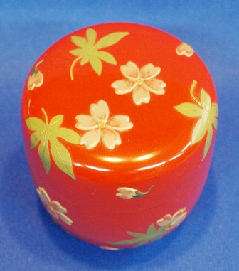茶道具 琉球製 朱棗 桜楓絵 惺斎宗匠 | 茶道具 小西康のぶろぐ