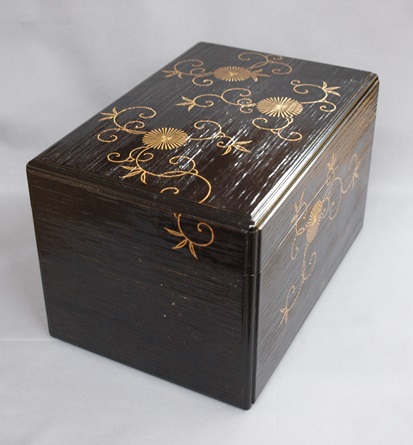 茶道具 木具師 橋村萬象 作 唐草蒔絵 朱八角盆 裏千家 淡々斎書 茶道具 橋村萬象 片木目茶箱 淡々斎 | 茶道具 小西康のぶろぐ