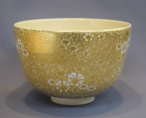 茜窯 百花絵茶碗 井口海仙宗匠 | 茶道具 小西康のぶろぐ