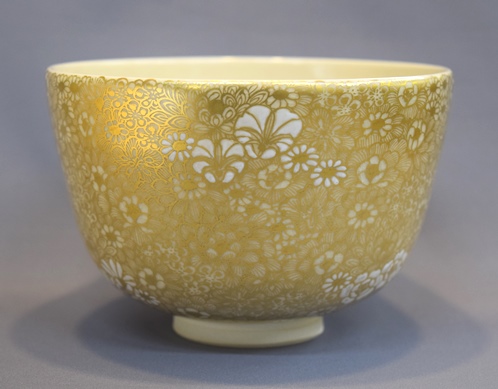 茜窯 百花絵茶碗 井口海仙宗匠 | 茶道具 小西康のぶろぐ