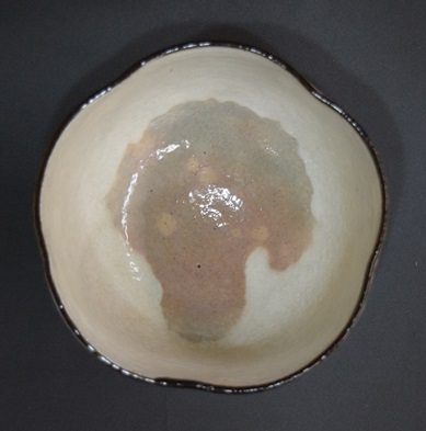 茶器/茶道具 抹茶茶碗】 乾山写し 万両 浅野紫仙作（山崎窯