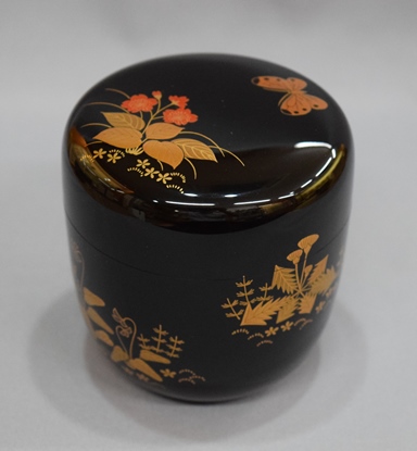 茶道具　棗　細川司光　遠山蒔絵 春の野蒔絵大棗 司光 | 茶道具 小西康のぶろぐ