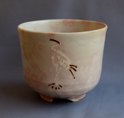 茶道具 茶碗 御本 寺垣外窯 杉本貞光 裏千家 鵬雲斎 大宗匠 箱