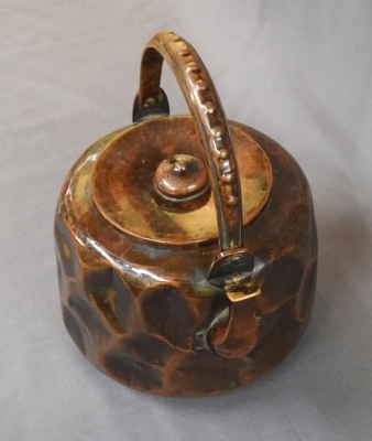 茶道具 銅製薬缶 瓢箪模様 楽天市場】《六月☆特売品》秀峰堂作 銅製 腰黒 口蓋付 水注(水