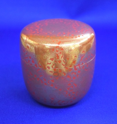 岡沢起幸 金襴手絵 朱大棗 鵬雲斎宗匠 | 茶道具 小西康のぶろぐ