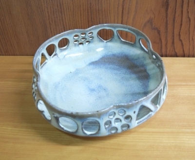 古曽部焼 寒川義崇 透鉢 | 茶道具 小西康のぶろぐ