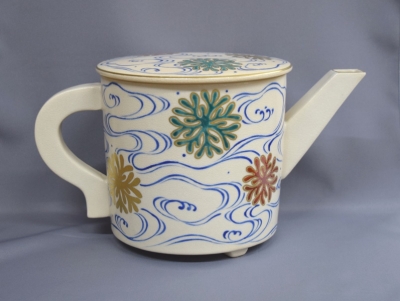 清閑寺窯 杉田祥平 淡々斎好写 海松絵水注 | 茶道具 小西康のぶろぐ