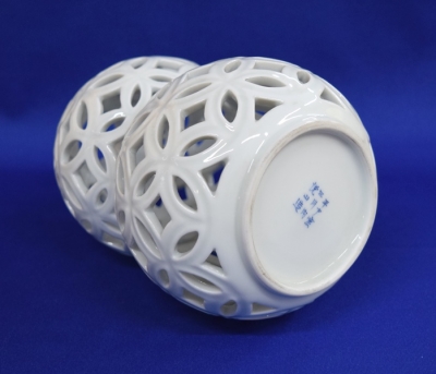 茶道具 平戸焼 宝尽 建水 13代今村悦山 茶道具 平戸焼 宝尽 建水 13代今村悦山 茶道具 平戸焼 宝尽 建水 13代