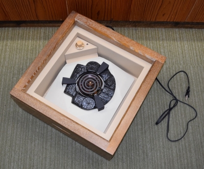 茶道具 置炉　野々田式 茶道具 炉壇＆置炉 本炉用 置炉用 電熱式 炭型シーズヒーター 500W