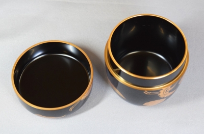 川端近左 雲鶴蒔絵 大棗 | 茶道具 小西康のぶろぐ