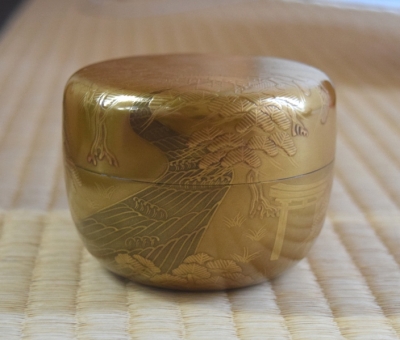 茶器 棗』 「輪島塗」の名工【奥野 美峰】の(作品)です。 ※美品