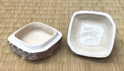 永楽即全 織部写 香合 而妙斎宗匠 | 茶道具 小西康のぶろぐ