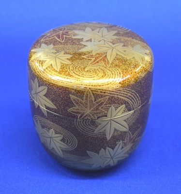 岡本漆専堂 楓流水蒔絵 大棗 | 茶道具 小西康のぶろぐ
