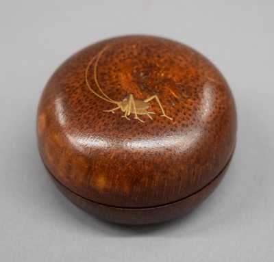 松斎 竹摺漆 虫蒔絵丸香合 淡々斎 | 茶道具 小西康のぶろぐ