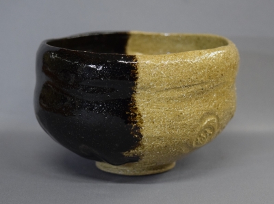 九代大樋長左衛門 掛分数印 黒茶碗 淡々斎 | 茶道具 小西康のぶろぐ