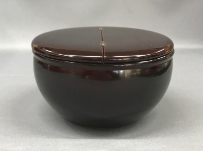 時代 塗師 三木表悦 紗目漆塗 盆 銀縁 共箱 共布 茶盆 茶道具 煎茶道具 時代 塗師 三木表悦 紗目漆塗 盆 銀縁 共箱 共布 茶盆 茶道具