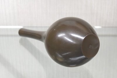 糸目鶴首花入　大西清右衛門作 十四代大西清右衛門 浄中 鶴首花入 | 茶道具 小西康のぶろぐ