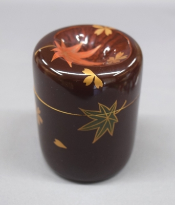 黒田宗伝 雲錦蒔絵 竹長棗 井口海仙 | 茶道具 小西康のぶろぐ