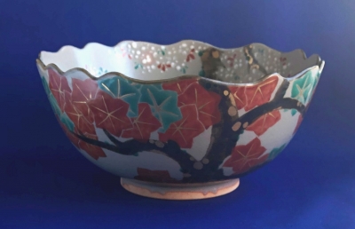 永楽善五郎 即全 乾山写 雲錦菓子鉢 | 茶道具 小西康のぶろぐ