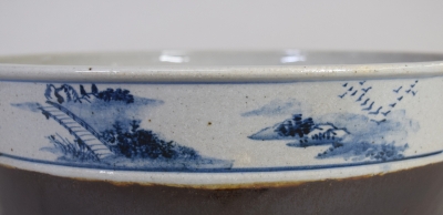 膳所焼 岩崎新庄 近江八景絵 平水指 尋牛斎 | 茶道具 小西康のぶろぐ