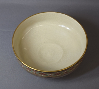 真葛焼 四代宮川香斎 黒仁清 花七宝ツナギ 平茶碗 | 茶道具 小西康のぶろぐ 真葛焼 四代宮川香斎 黒仁清 花七宝ツナギ 平茶碗 | 茶道具 小西康のぶろぐ