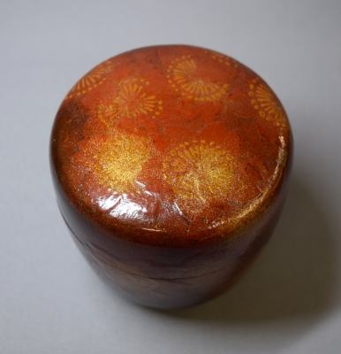 二代鈴木表朔 夜桜蒔絵 大棗 鵬雲斎宗匠 | 茶道具 小西康のぶろぐ