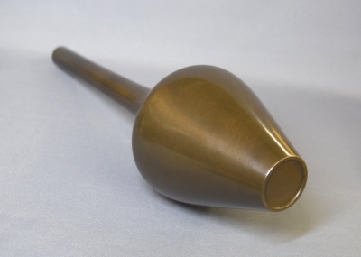 十五代大西清右衛門 浄心 唐銅角木花入 | 茶道具 小西康のぶろぐ