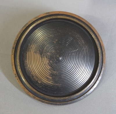 【茶道具】高橋敬典造　浜松地紋富士釜（共箱） 釜師 高橋敬典 浜松地紋 真形羽付釜 共箱、栞付 人間国宝 日本