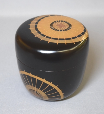 優先配送 茶道具 棗 鈴木表朔 傘蒔絵 平棗 漆芸 - education.semel