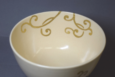 久世久宝 仁清写 金銀 松唐草茶碗 淡々斎 | 茶道具 小西康のぶろぐ