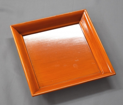 菓子盆　春慶塗　茶道　昭和 秋田春慶 四方菓子盆 惺斎 二十五ノ内 | 茶道具 小西康のぶろぐ
