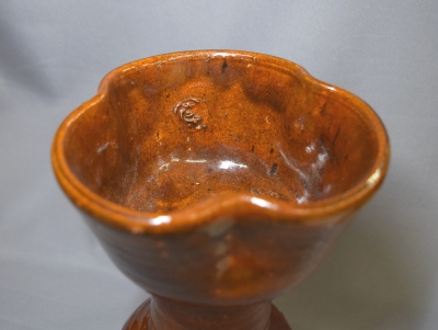 茶道具　赤鼓胴花入 茶道具 赤鼓胴花入 工芸品