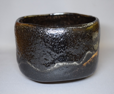 陶芸家　大樋年朗　大樋長左衛門　黒茶碗　幕釉　黒楽茶碗　鵬雲斎書付　共箱 九代大樋長左衛門 冨士絵 黒茶碗 鵬雲斎宗匠 | 茶道具 小西康のぶろぐ