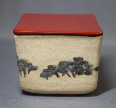 九代大樋長左衛門 松絵 四方茶器 | 茶道具 小西康のぶろぐ