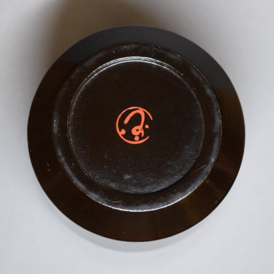 茶道具 飛来一閑 丸形 瓶掛 五徳付 在印 共箱(LC458) 茶道具 飛来一閑 丸形 瓶掛 五徳付 在印 共箱(LC458) - 工芸品一