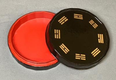 辻石斎 黒 内朱 八卦香合 即中斎 | 茶道具 小西康のぶろぐ
