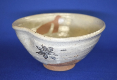 美品　茶道具　刷毛目茶碗　初代　須田祥豊作 美品 茶道具 刷毛目茶碗 初代 須田祥豊作