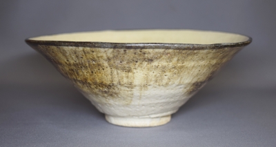 織部沓茶碗　加藤十右衛門？　MA306 織部沓茶碗 加藤十右衛門？ MA306 美術品・アンティーク・コレクション