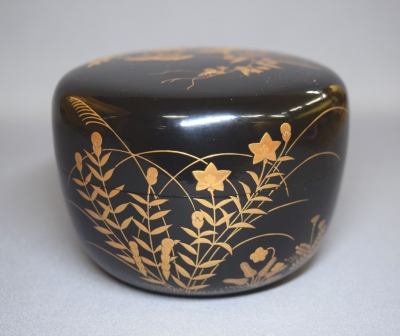 【 高木玉栄 / 大棗 】棗 なつめ 茶道具 共箱付き 鵬雲斎箱 秋草 高木玉栄 / 大棗 】棗 なつめ 茶道具 共箱付き 鵬雲斎箱 秋草