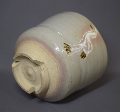 chica　京焼　六代　高橋道八作 桜模様　絵茶碗　時代箱　C　6760 U-tw02182-01.jpg