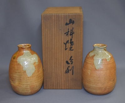 永楽妙全 酒瓶一対・真清水蔵六 徳利一双 | 茶道具 小西康のぶろぐ