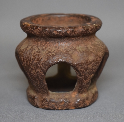 時代鐵欠風爐 時代鉄 大西浄中極書 時代鐵欠風爐 時代鉄 大西浄中極書 美術品・アンティーク