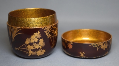 一瓢斎 花扇蒔絵 溜大棗 而妙斎 | 茶道具 小西康のぶろぐ