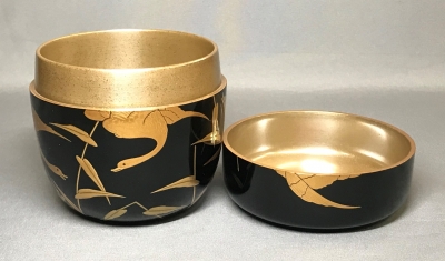 駒沢徹 二季鳥蒔絵 大棗 鵬雲斎宗匠 | 茶道具 小西康のぶろぐ