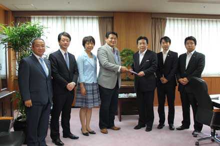 枝野経産大臣に提言