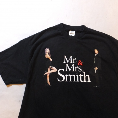 00s Mr. & Mrs. Smith T shirt スミス Movie-