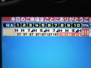 ボウリングハイスコア