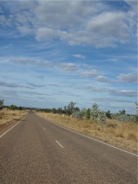 Road is straight
